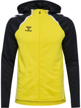 Hummel Lead 2.0 Kapuzen Trainingsjacke - Blazing yellow/Black